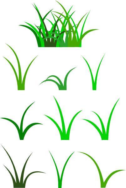 Grass Clip Art - Cartoon Blades Of Grass (402x599), Png Download