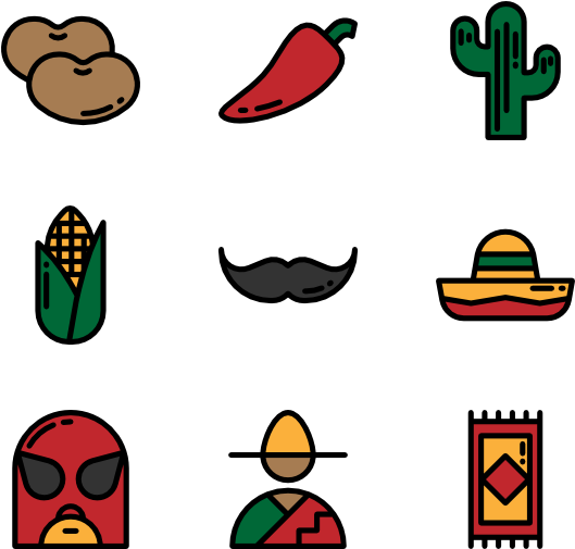 Mexican Party Vector Free Download - Mexican Party Vector Free Download Png (600x564), Png Download