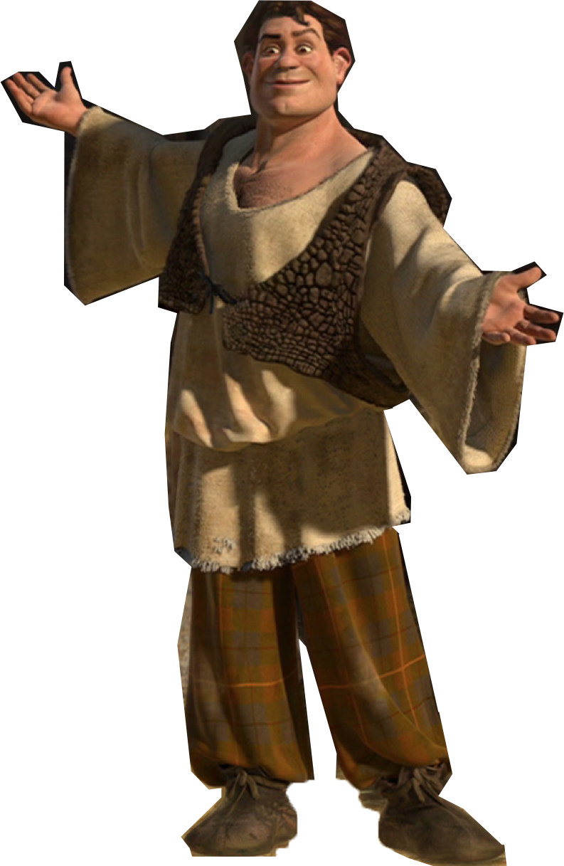 Human Shrek - Human Shrek Png (793x1217), Png Download