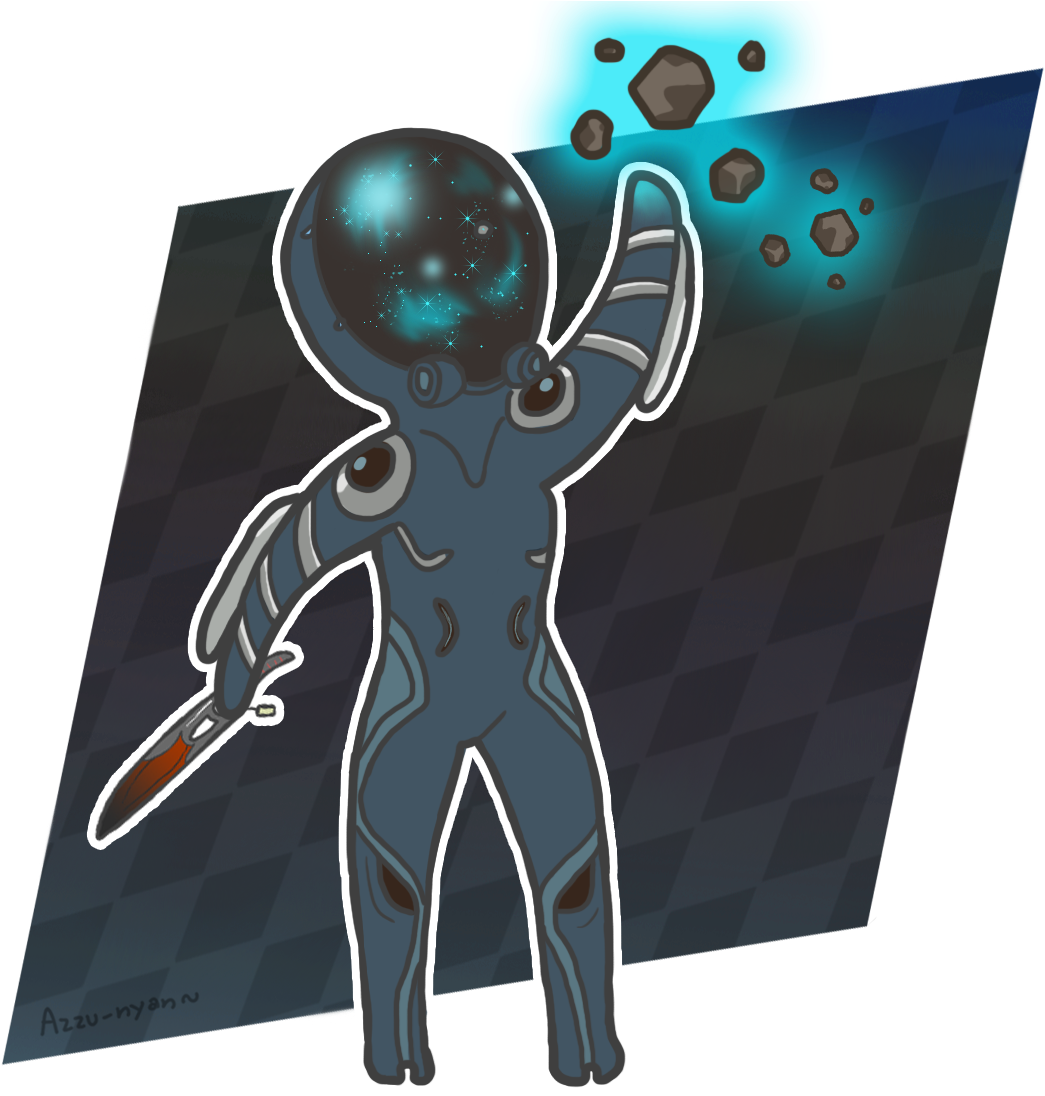 S7vkusp - Warframe Mag Chibi (1126x1134), Png Download