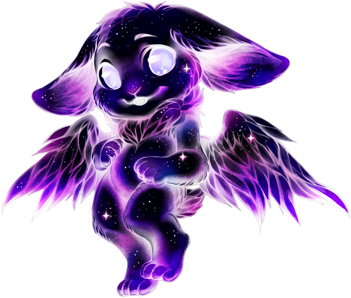 Galaxy Rabbit - Furvilla Galaxy Rabbit (1280x1139), Png Download