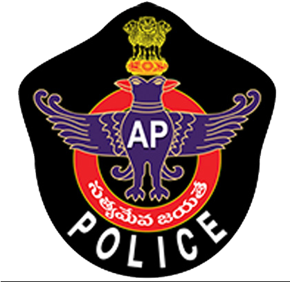 2 Town Police Station , Kakinada - Ap Police Si Symbol (418x418), Png Download