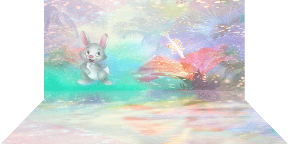 Bunny Bouquet Children's Size - Painting (1000x1000), Png Download