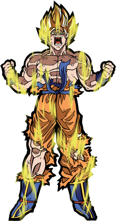Images / 1 / 2 - Super Saiyan Goku (585x1024), Png Download