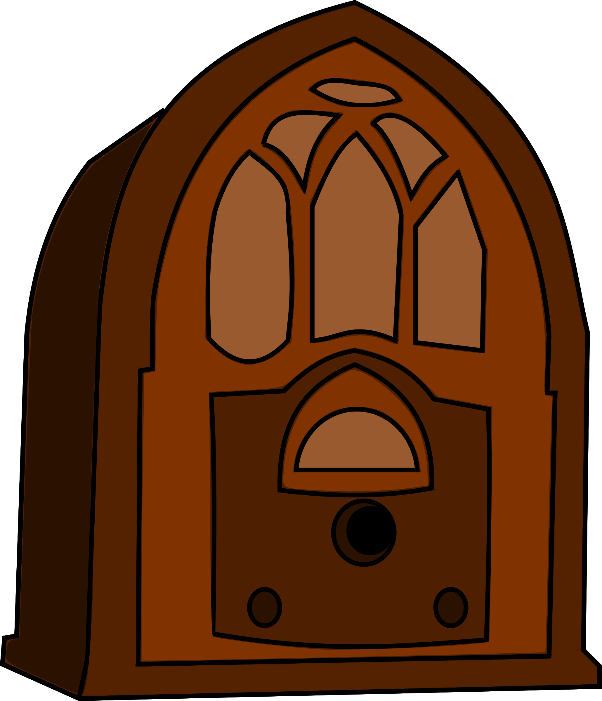 This Free Icons Png Design Of Old Time Radio (2061x2400), Png Download