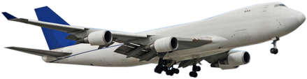 Jumbo Jet - Maho Beach (445x355), Png Download