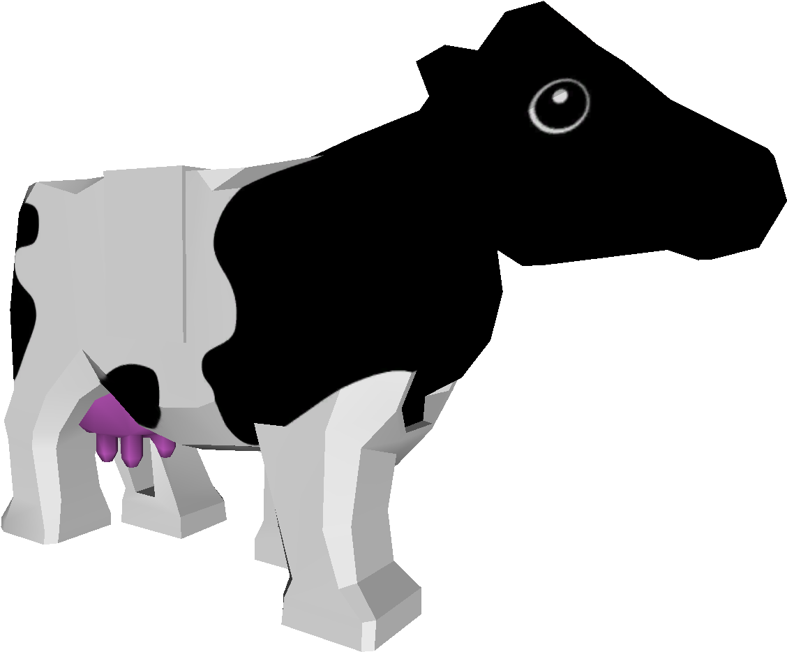 Ve Cow - Lego Cow Png (1281x949), Png Download