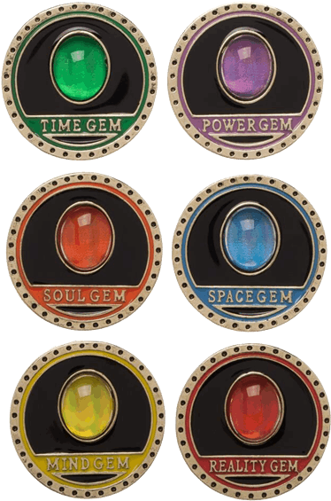 Infinity War - Infinity Stones Pins (600x600), Png Download