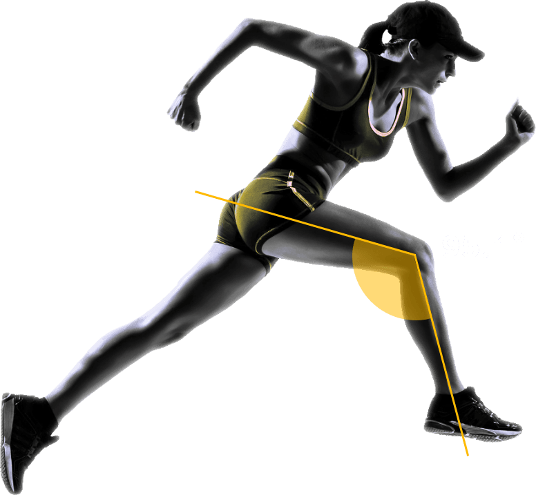 Enhance Care - Running Women Png (776x717), Png Download