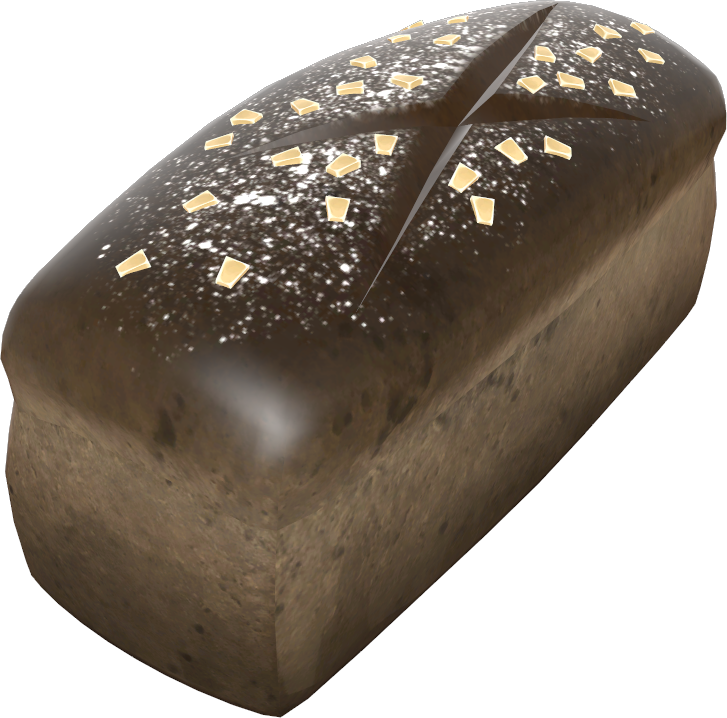 Bread Russian Black - Tf2 Pão (727x718), Png Download