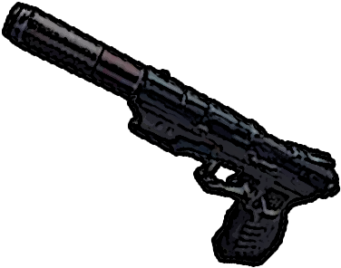 Silenced Pistol - Silenced Pistol Png (472x472), Png Download