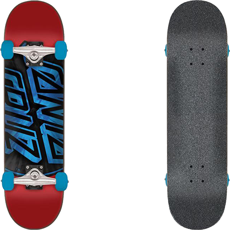 Santa Cruz Warp Dot Skateboard (450x450), Png Download