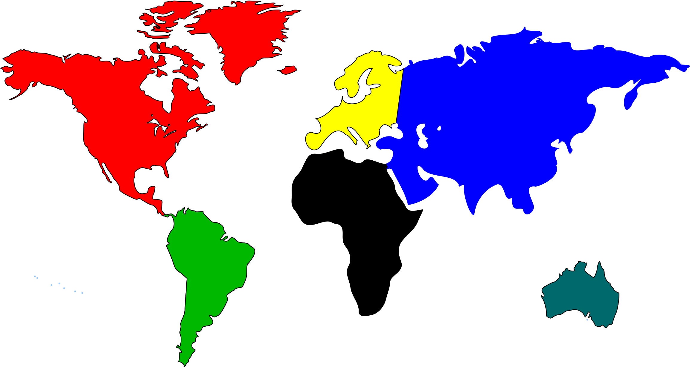 Usa Map Clipartbest - World Map Clipart (600x319), Png Download