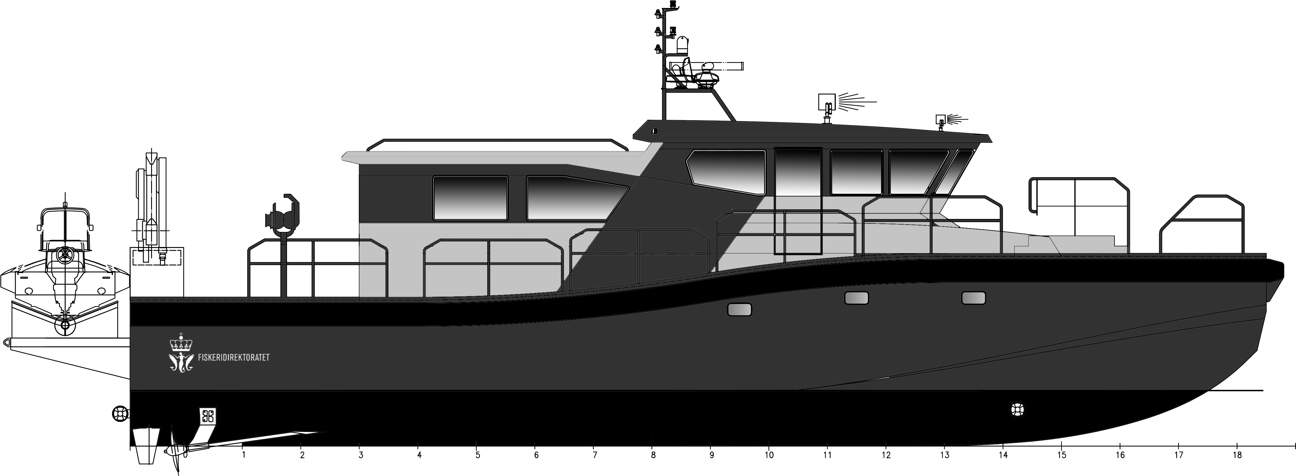 Alusafe 2000 Mpv - Fiskerioppsynet (4527x2362), Png Download