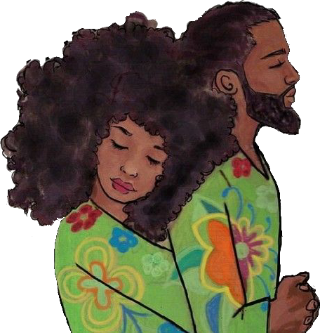 King And Queen Black (456x474), Png Download