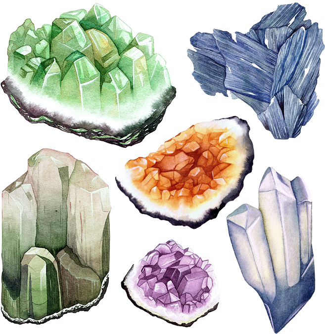Minerals (750x750), Png Download