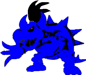Dark Dry Giga Bowser - Dry Virtual Virus (371x357), Png Download