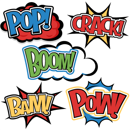 Superhero Words Svg Cutting Files For Scrapbooking - Superhero Words (432x432), Png Download