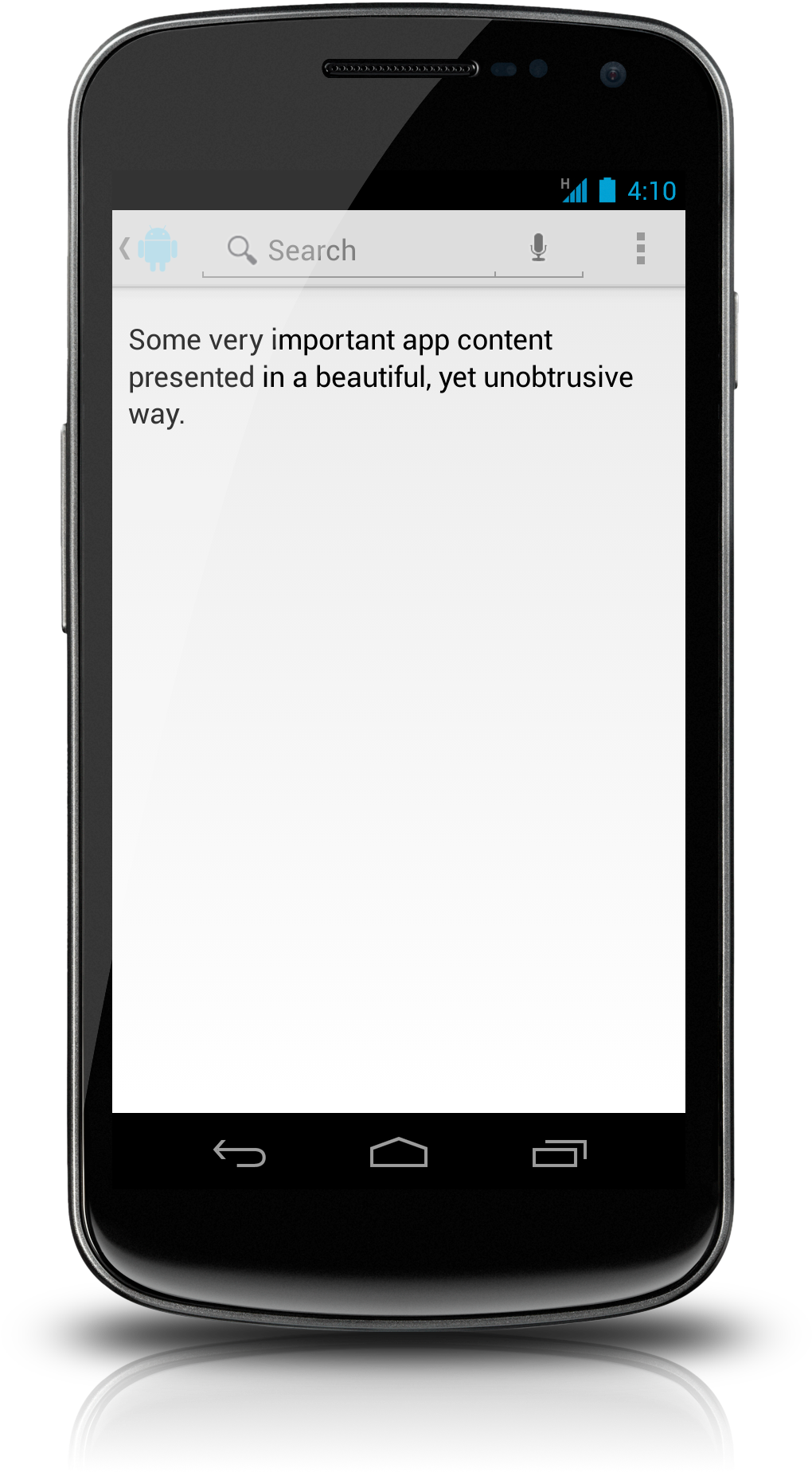 Enter Image Description Here - Android Actionview (1054x2058), Png Download