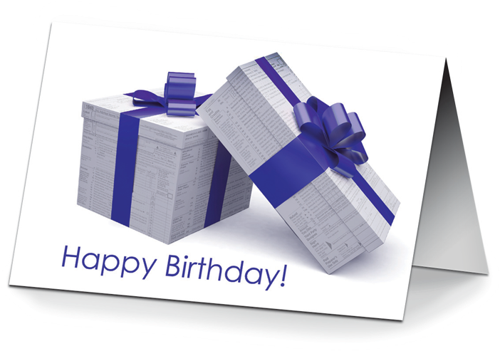 Happy Birthday Card - Gifts (740x555), Png Download
