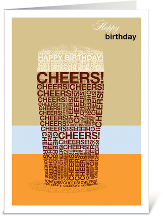 Send This Greeting Card Designed By The Jewel Store - Happy Birthday Card Man (435x429), Png Download