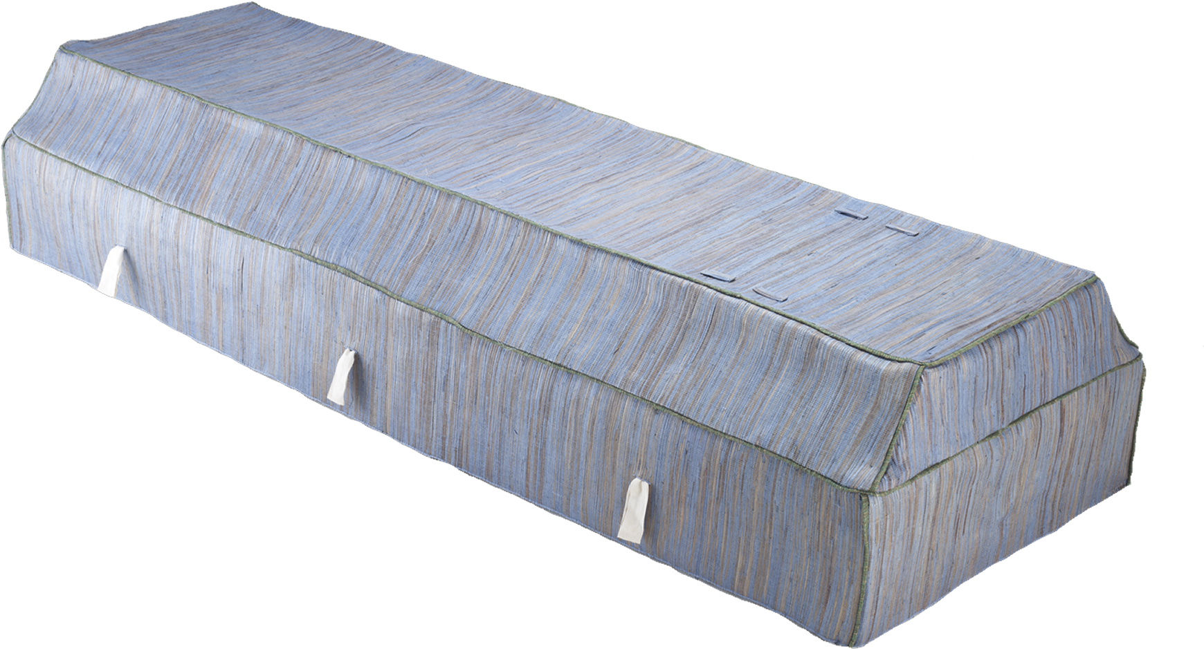 Fabric Coffin - Banana Leaf - Blue - Coffin (1920x1080), Png Download