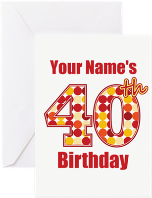 Happy 40th Birthday Personalized Greeting Card By Personalized - Happy 50th Birthday - Personalized! Sticker (460x460), Png Download