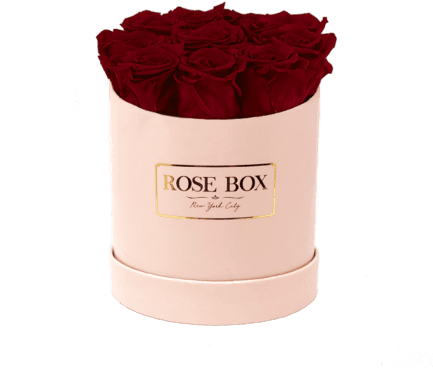 30%hot - Roses In A Box - Bella's Flower Shop (433x516), Png Download