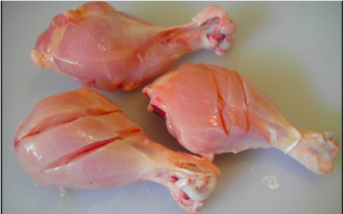 Chicken Leg Piece 1 Kg - Chicken As Food (500x500), Png Download