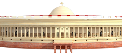 Parliament Of India Model (404x316), Png Download