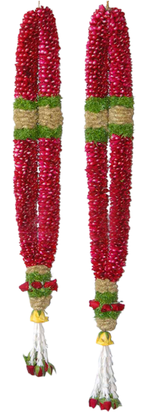 Marriage Catering Service Chennai - Marriage Flower Malai Png (285x601), Png Download