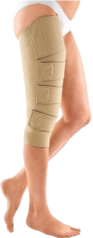 Juxta Fit Thigh Legging With Knee Piece - Circaid Juxta-fit Essentials Upper Leg Wrap X-small (302x500), Png Download