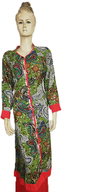 Casual Kurti Bb=006 - Kurti Top (1280x720), Png Download