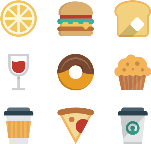 Food Illustration Png - Coffee 5'x7'area Rug (600x564), Png Download
