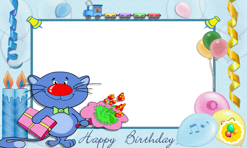 Happy Birthday Frames For Boys (800x480), Png Download