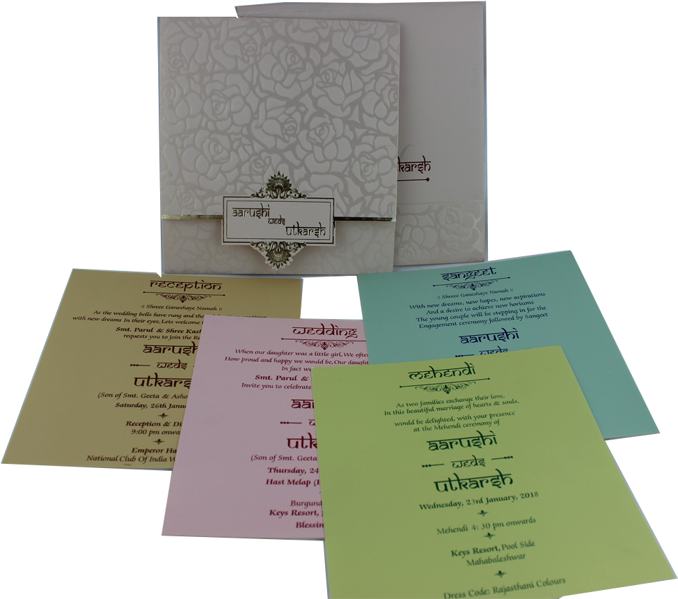 00 Per Card - Wedding Invitation (1000x1000), Png Download
