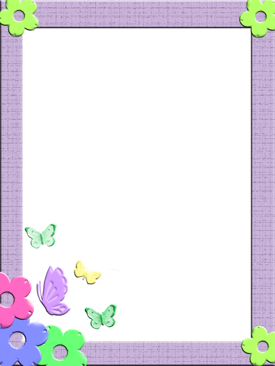 Borders And Frames Picture Child Clip Art - Children Photo Frame Png (900x1200), Png Download