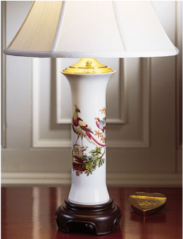 Chelsea Bird Trumpet Lamp - Mottahedeh Chelsea Bird Trumpet Lamp (466x336), Png Download