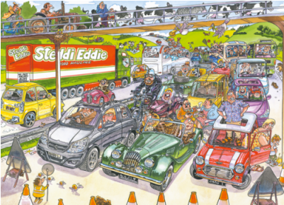 Jumbo Games Wasgij Original 19 Conegestion 1000 Piece - Wasgij Original (400x400), Png Download