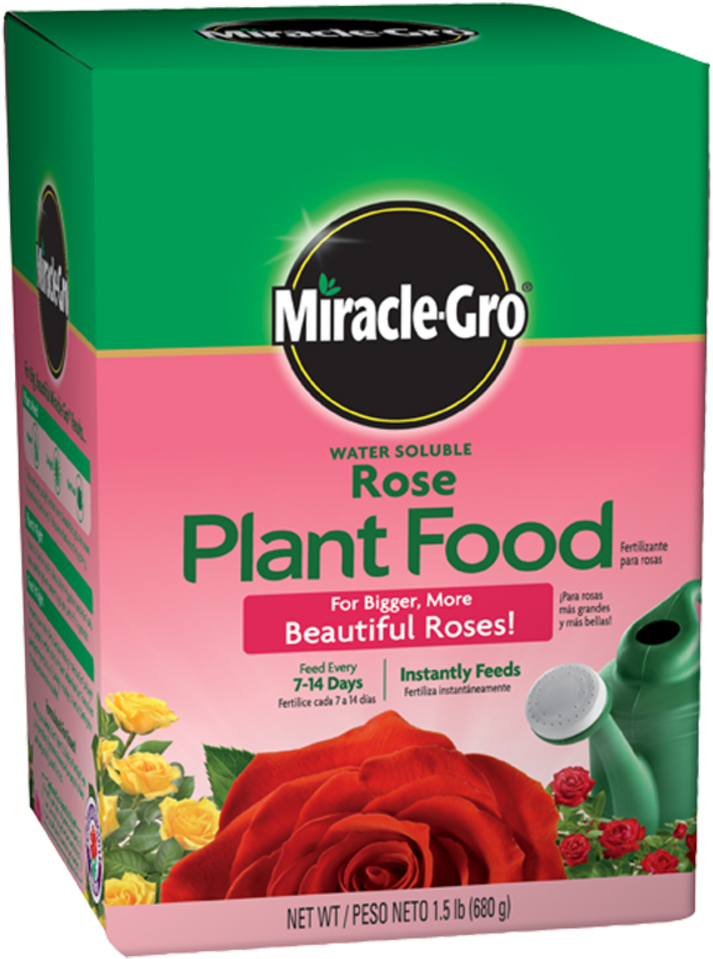 Miracle Gro Rose Food (741x1000), Png Download