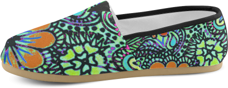 Color Blast Women's Casual Shoes - Slip-on Shoe (500x500), Png Download