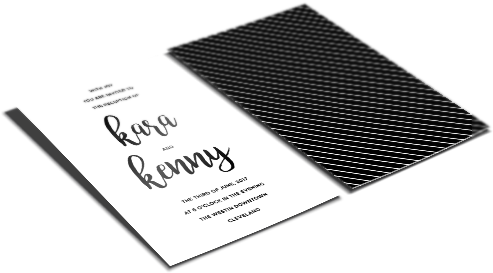 Wedding Reception Invitations - Wedding Invitation (500x500), Png Download