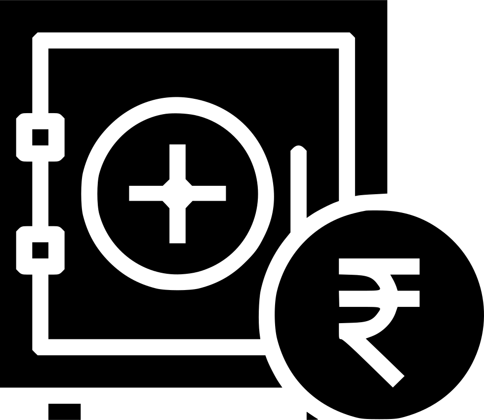 Deposit Safe Vault Secure Money Indian Rupee Comments - Cross (980x850), Png Download