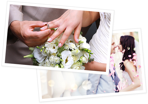 Wedding Receptions - Einfach Elegante Kalligraphie-hochzeits-postkarte Postkarte (500x360), Png Download