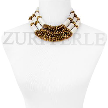 Download Hd White Coral African Beads Nigerian Wedding African Necklace Transparent Png Image Nicepng Com