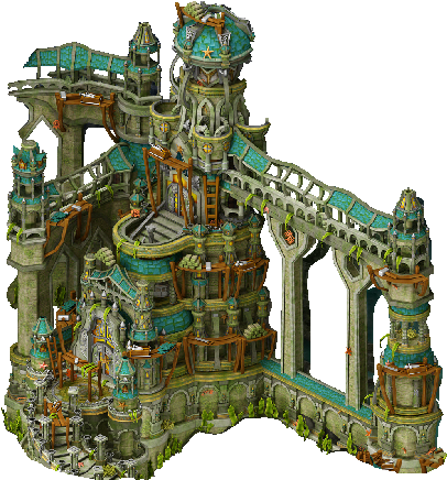 Castle Of Atlantis Stage3 - Wiki (435x435), Png Download