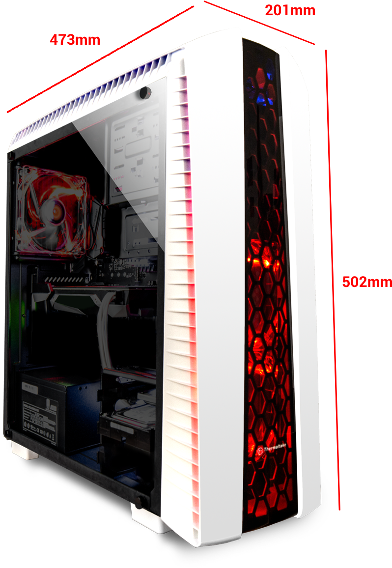 Ibuypower Wa500r3 Gaming Desktop Pc With Amd Ryzen - Pc Desktop I7 8700k (1200x1200), Png Download