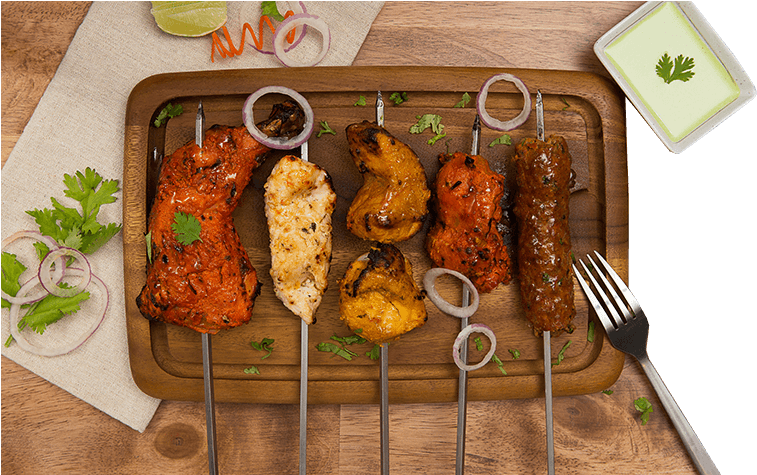 Kebab Platter - Chicken 65 (837x474), Png Download