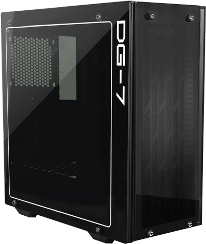 Evga Dg 75 Matte Black M - Case Evga Dg 75 (600x600), Png Download