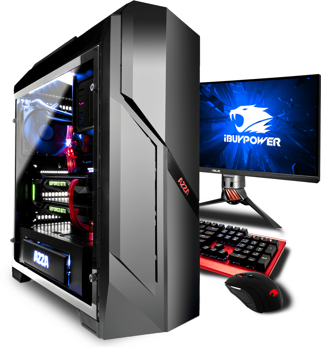 Gamer Paladin Z350 - Inside Of A Gaming Pc (1200x1200), Png Download